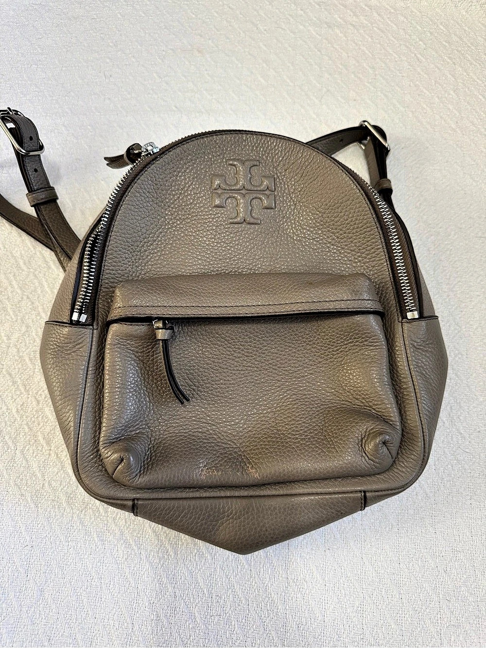 Tory Burch Thea Mini Backpack grey